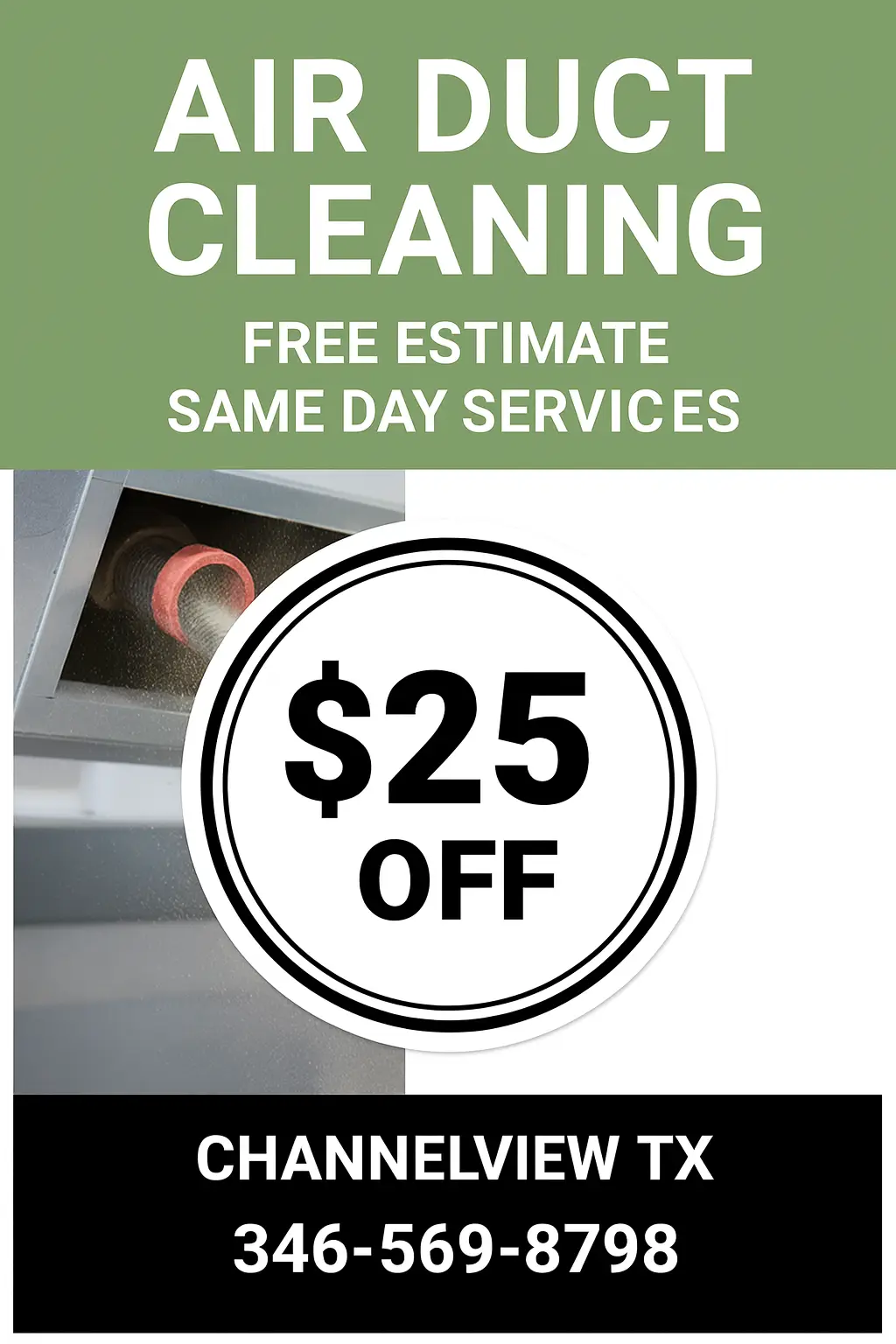 Air Duct Vent Cleaning Channelview TX Coupon